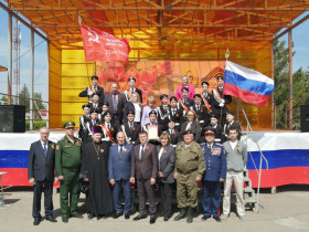 Празднованию 79 -й годовщине Победы в Великой Отечественной войне был посвящён традиционный районный парад юнармейских отрядов.