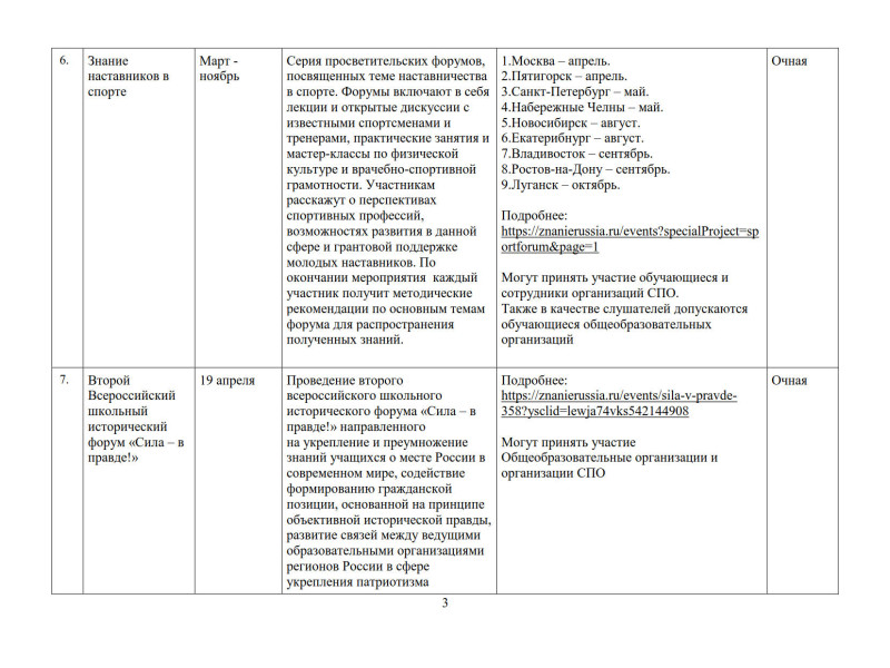План совместных проектов Российского общества «Знание» и Министерства просвещения России.